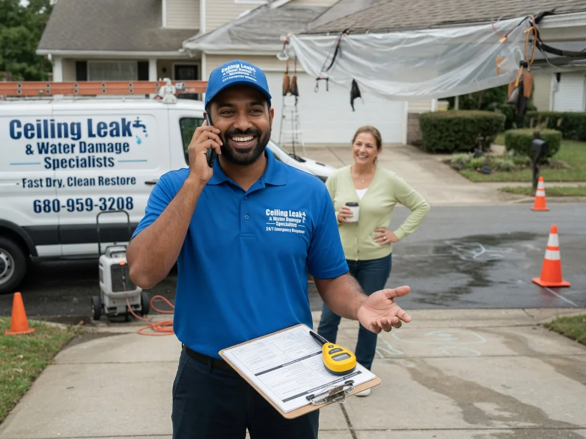 Ceiling Leak Cleanup Entriken, PA FAQs